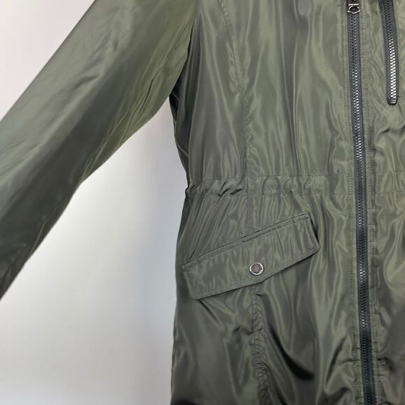 Lucky Brand Hooded Lined Anorak Water Resistant Jacket  Light Olive Green L - Picture 5 of 11